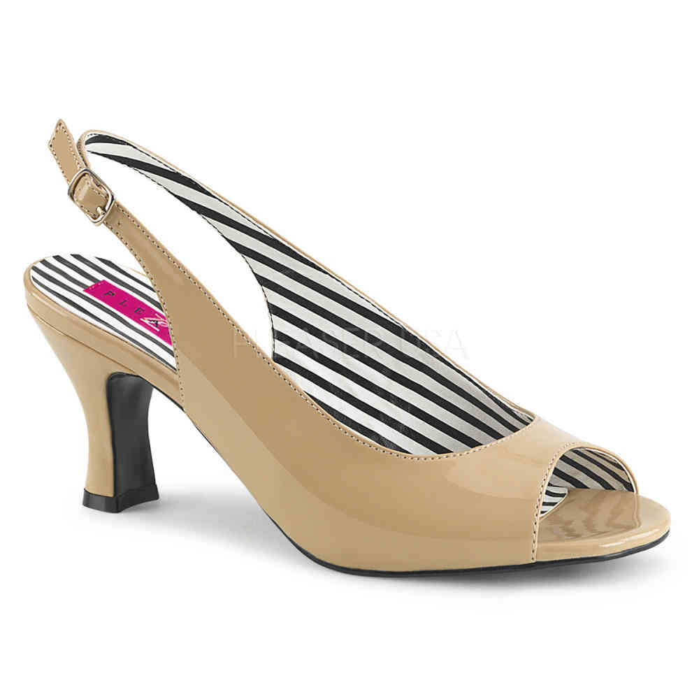 Pleaser Pink Label - JENNA02 Pompes talons - Chaussures de pole dance - Beige Product image